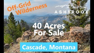 Western Montana Land for Sale | 40 Acres Off Grid in the Mountains - Owner Financing Available!