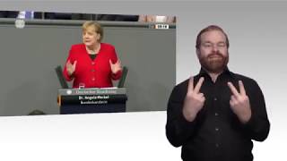Gebärdensprachvideo: Haushalt 2020: General­aus­sprache zur Politik der Großen Koa­lition