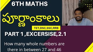 6th maths ,WHOLE NUMBERS,పూర్ణ సంఖ్యలు