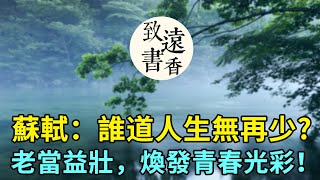 蘇軾：誰道人生無再少? 蘇東坡這首曠達樂觀詞作《浣溪沙·遊蘄水清泉寺》，老當益壯，煥發青春光彩！-致遠書香