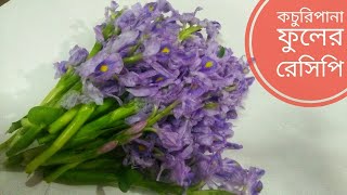 কচুরিপানা ফুল দিয়ে ভিষণ মজার একটি রেসিপি | Bitter Flower Recipe | কচুরিপানা ফুলের পাকোড়া | কচুরিপানা