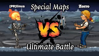 [PR] linus vs Zorro HCR2 in every SPECIAL MAP - Ultimate Adventure Battle - Hill Climb Racing 2
