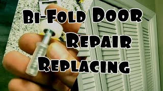 How To Repair a Bi-Fold Door ! (Roller Replacement)
