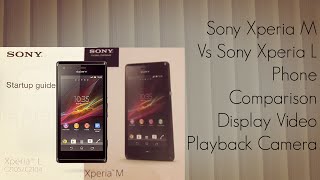 Sony Xperia M Vs Sony Xperia L Phone Comparison Display Video Playback Camera - PhoneRadar