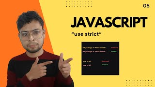 "use strict" mode | Javascript tutorial In Hindi