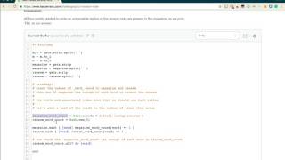HackerRank: "Hash Tables: Ransom Note" Solution (Ruby)