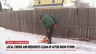 DPw crews and residents working to clear roads, getting ready for more snow this weekend