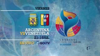 Sudamericano Sub20 - Fecha 5 - Grupo B - Argentina vs Venezuela