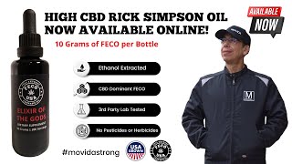 High CBD Rick Simpson Oil aka Full Extract Cannabis Oil Now Available Online!