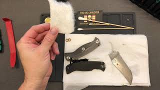 The Spyderco K2 Lock Stick Issue and Clean UP.