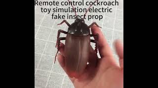 Remote control cockroach toy simulation electric fake insect prop