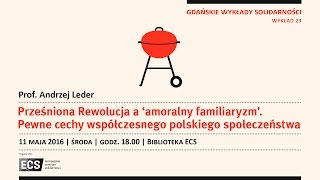 ECS zaprasza: Gdańskie Wykłady Solidarności – Wykład 23 Andrzej Leder