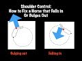 Shoulder Control: How to Correct a Horse that Drops the Shoulder in or Bulges out