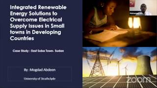 Webinar: Integrated Renewable Energy Systems for Developing Countries