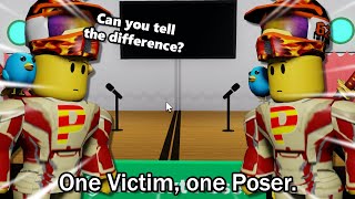 ROBLOX POSER!! ONE IS A VICTIM, ONE IMPOSTOR!!