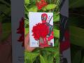 Sweet Deadpool😍 #satisfying #artwork #zhenhina #shorts #popular #flowers #short #makemerich #yt