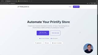 Automate Your Printify Store: Create \u0026 Sync 100+ POD Products in Minutes with PrintLaunch.io