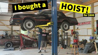 I Bought a Used Hoist for $800! | Installing a 2 Post Lift