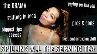SERVER SECRETS SPILLED: the truth about waitressing (PROS/CONS, TIPS & TEA)