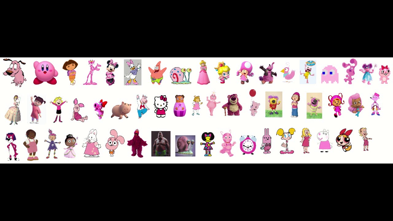 Which One Of These Pink Characters Are Better? - YouTube