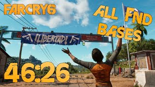 Far Cry 6 - All FND Bases Speedrun - 46:26