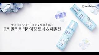 [seaNtree] 동키밀크 워터라이징 토너 \u0026 에멀젼 (Donkey Milk Waterising Toner\u0026Emulsion)