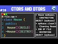 Constructors and Destructors in C++ OOP
