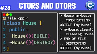 Constructors and Destructors in C++ OOP