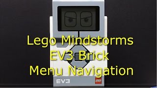 Lego Mindstorms EV3 Menu Navigation