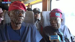 WATCH: Exclusive Interview With President Tinubu On Inaugural Red Line Rail Ride