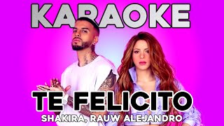 Shakira, Rauw Alejandro - Te Felicito (KARAOKE)