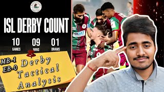 Mohun Bagan vs East Bengal tactical analysis || 1-0 | First derby of 2025 ||