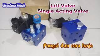 LIFT Valve Single Acting | Fungsi dan Cara Kerja