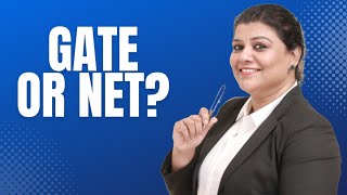 GATE or NET | Which is Important | GATE Strategy | Kalyani Vallath