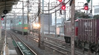 《JR貨物》2月18日午前7時前後の貨物列車5本の撮影【追走・離合あり】（R5.2.18）