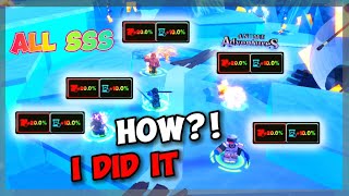 How I Got SSS Stats On All My Units | Anime Adventures