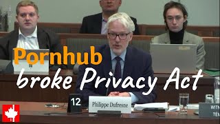 Privacy commissioner finds Pornhub operator broke Canada's federal private sector privacy law