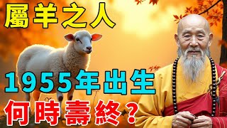 屬羊之人，1955年乙未年出生，2025年是70歲，何時壽終？【禪語明心】#生肖 #運勢 #風水 #財運  #生肖運勢 #生肖運程  #預言