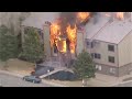 raw video corona vilage condos fire 1