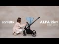 Universal stroller Alfa+ 2in1 CRL-6507. Seat unit assembly.