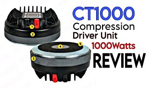 CROWN CT1000 COMPRESSION DRIVER UNIT @59tv8