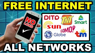 Paano Magkaroon ng Libreng Internet | Free DATA Any Network 2024 | New Trick Easy Tutorial