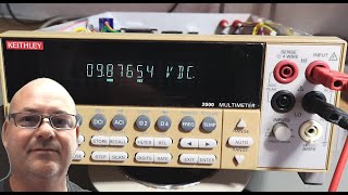 Keithley 2000 multimeter 6.5 digits 1998 test teardown