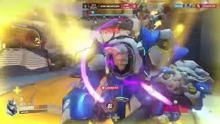 overwatch 2 reinhardt 1v3 and karma for the enemy reinhardt