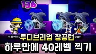 【메이플랜드】 루디브리엄 장공런 켠왕