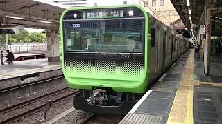 E235系0番台東トウ35編成 JR山手線東京・上野方面行き 浜松町駅発車