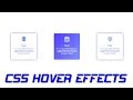 Css Box Hover Effects | css hover effects tutorials | cool css effects