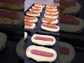 making hot dog bread