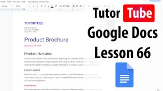 Google Docs Tutorial - Lesson 66 - Bookmarks and Inserting Internal Links