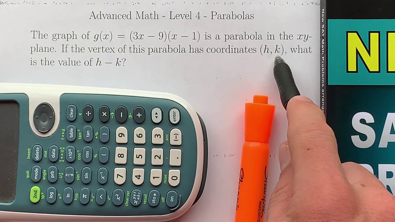 SAT Math - Passport To Advanced Math - Understanding Parabolas - YouTube